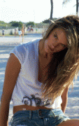 Alessandra Ambrosio Miami Beach Boardwalk Babe